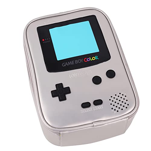 Moriox Boys Lunch Box Leather Lunch Bag For Kids Back To School Thermal Insulated Cooler For Boys Girls Toddlers Teen (Metallic Silver) #TOP5