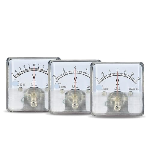 Voltmètre bidirectionnel DC -20V To 20V pointeur SD60 encastrable - 2