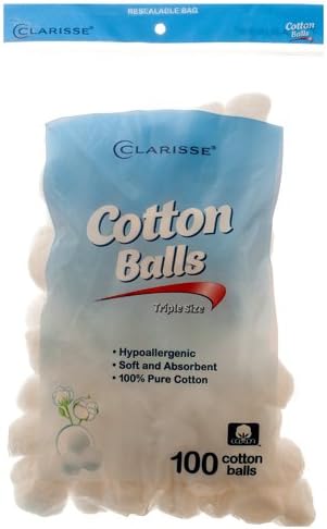Pure Cotton Balls, 100-Ct.