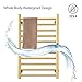 DUDYP Gold Heated Towel Warmer Radiator Bathroom Accessories, Built-in Timer Temperature Control 10 Bars Electric Heated Towel Racks for Bathroom, Stainless Steel Towel Warmer Drying Rack, (Hardwired)