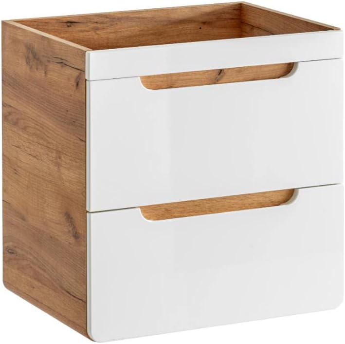 ARUBA 60 cm Wall-Mounted Vanity Unit with drawers closed