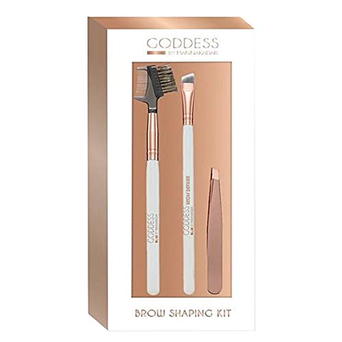 Manna Kadar Brow Shaping Kit Assortment, White, 3 Count
