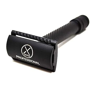 PRO Safety Razor For Men Double Edge Real Hand Crafted German Steel Black