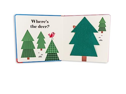 Where's the Owl?: (An Interactive, Sensory Lift-the-Flap Book with Felt Flaps and a Mirror for Babies & Toddlers. Friendly Woodland Animals Include a Deer, Fox, & Hedgehog.) - Image 2