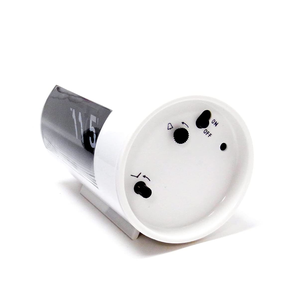 Amazon.co.jp: TWEMCO パタパタクロックCL AP-28-WH : ホーム＆キッチン