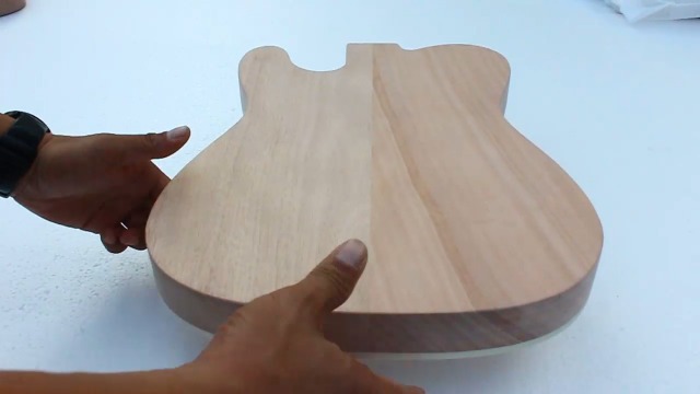 Yinfente 64 cm mahonie esdoorn hout vervangende elektrische gitaar body