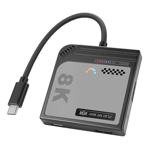 Base de carga para Switch 2 y Steam Deck con HDMI 2.1 4K 144Hz y puerto PD 100W