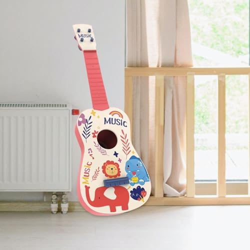 F Fityle Mini Guitare Ukulele pour Enfants, Taille compacte, Jouets pour bébés débutants, Instrument éducatif, Cadeau de Nouvel an et de noël , Rose - Les Beatles, Paul McCartney, John Lennon, RIngo Starr, George Harrison F Fityle Mini Guitare Ukulele pour Enfants, Taille compacte, Jouets pour bébés débutants, Instrument éducatif, Cadeau de Nouvel an et de noël , Rose – Image 3
