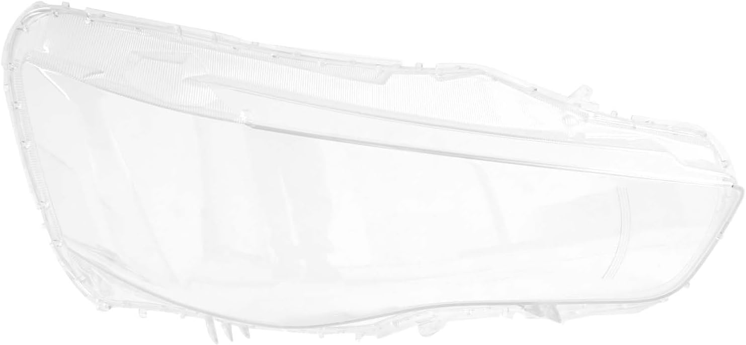 Headlight Lens Cover Compatible with Mitsubishi Outlander 2010-2013, Headlamp Cover Injection Molding Clear