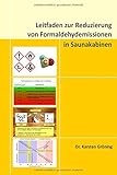 saunakabinen für zuhause  Leitfaden zur Reduzierung von Formaldehydemissionen in Saunakabinen