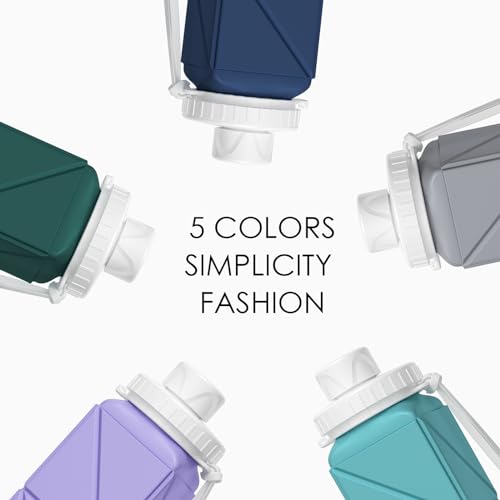 SPECIAL-MADE-Collapsible-Water-Bottles-Cups-Leakproof-Valve-Reusable-BPA-Free-Silicone-Foldable-Travel-Water-Bottle-Cup-for-Gym-Camping-Hiking-Travel-Sports-Lightweight-Durable