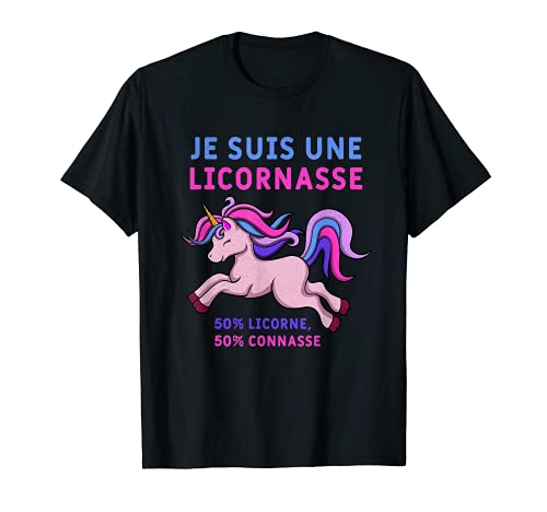 Je Suis Une unicornio divertido para mujer Camiseta