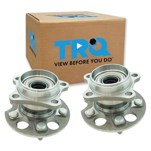 Image of TRQ Rear Left and Right Wheel Bearing and Hub Assembly Set 2 Piece Compatible with 2011-2020 Toyota Sienna All Wheel Drive