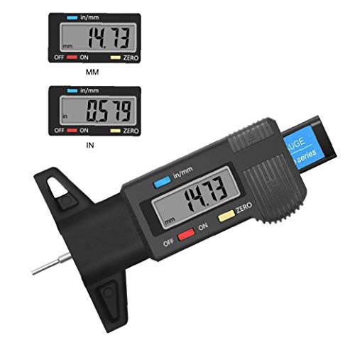 NaisiCore Digital neum�tico del Coche de la Profundidad del neum�tico calibrador del Metro de la Herramienta de medici�n Calibre medidores de Espesor de Neum�ticos Sistema de Monitoreo