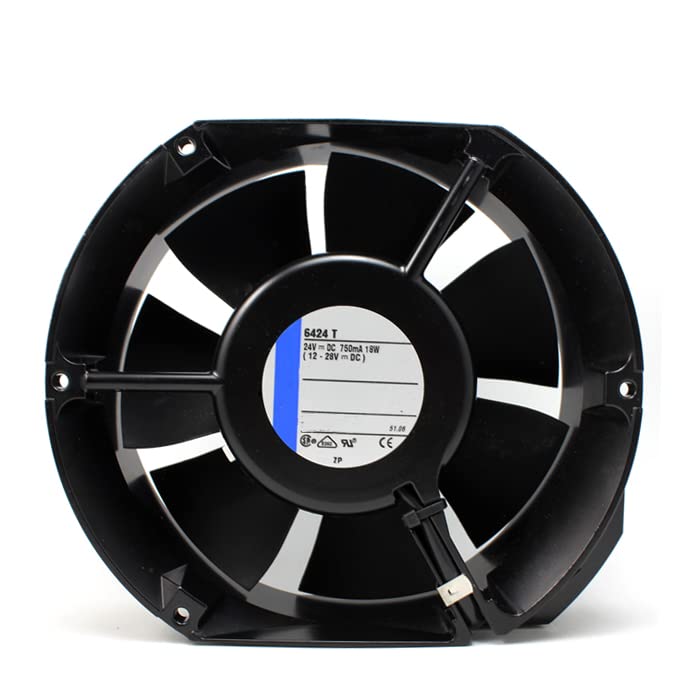 6424T 750mA 18W 17251 17cm 2ピンインバーター冷却ファン。