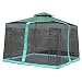 SMSJ-YJ Mosquito Sonnenschutz Net Abdeckung Moskitonetz Gazebo Canopy Tisch Markise for Außenpatio Camping Umbrella Net Abdeckung Schalten Sie Ihre Sonnenschirm In einen Pavillon