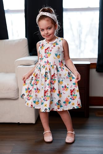 Image of Disney Frozen Elsa Princess Minnie Mouse Stitch Toddler Girl Dresses 2 Pack Short Ruffle Sleeve Costume Set Outfit 2-13 Years