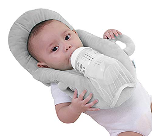 Image of VoPee Baby Portable Detachable Feeding Pillows Self-Feeding Support Baby Cushion Pillow (Grey)