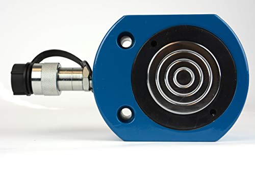 Image of TEMCo HC0034 Low Profile Height Hydraulic Cylinder Puck 50 Ton, 0.63 inch Stroke (Optional Tonnages Availiable)
