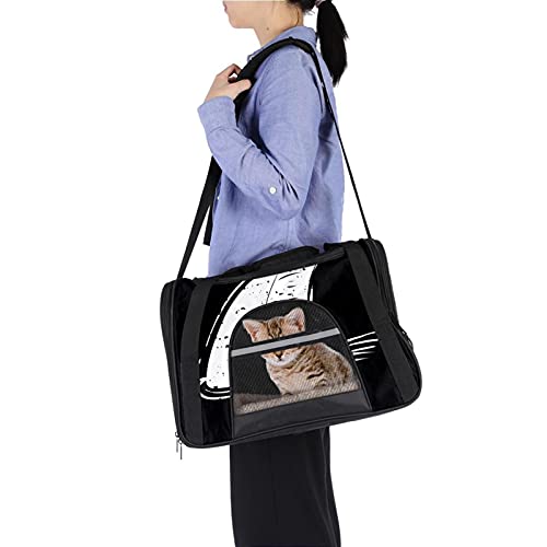 Sac de transport chat anti stress avec motif triangulaire - 7