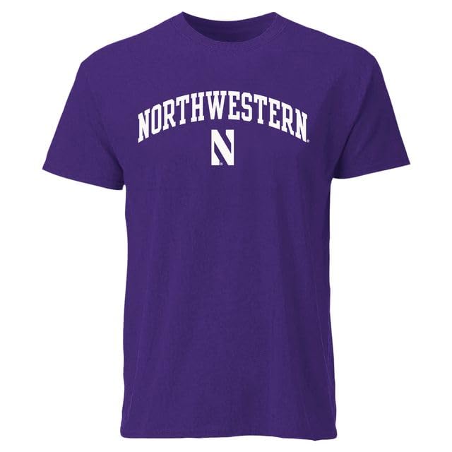 Barnesmith Northwestern University NWU Wildcats Short-Sleeve T-Shirt Spirit Purple X-Large