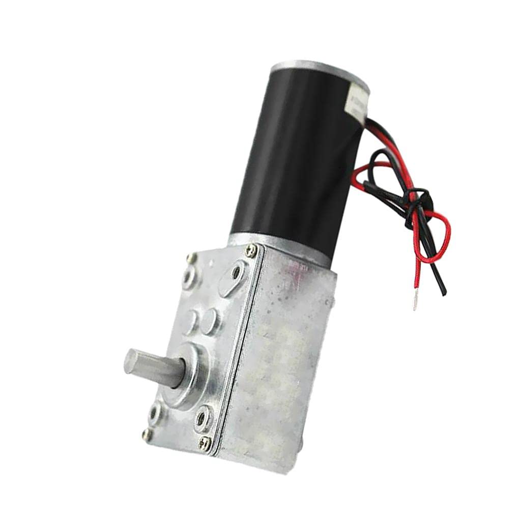 Schneckengetriebemotor Als Getriebemotor Und Gleichstrommotor mit Untersetzungsgetriebe mit Selbstsperrung Und Reversibler Drehrichtung für Kopierger, 12V 80RPM