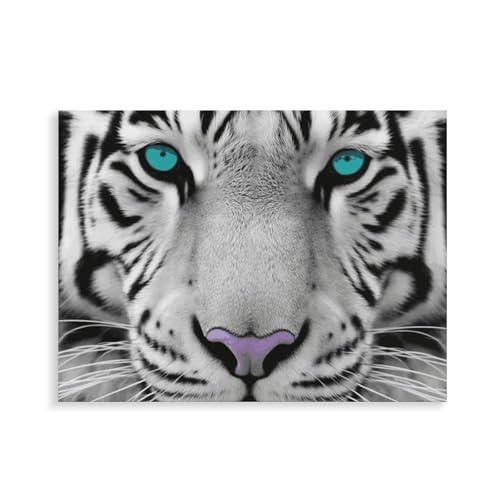 Peinture par numéros tigre encadré idée cadeau anniversaire