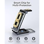 Wireless Charger for Samsung 3 in 1 Wireless Charging Station Foldable Wireless Charger Stand for Samsung S25 Ultra S24 S23 S22 Z Flip Z Fold 7 6 5 4 3 for Galaxy Watch 8/7/6/5/4/ Galaxy Buds - Image 3