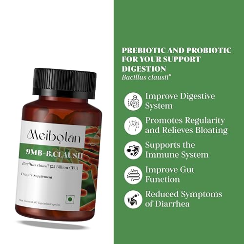 Image of Bacillus clausii 25 Billion Enhance immunity | For Both Men & Women- 60 Veg Capsules