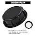 Black Polypropylene IBC Tank Lid Cover with 2 Inch Coarse Thread, Fits 1000L Tote Water Liquid Containers, Compatible with Various Bulk Storage Tanks and Industrial Models