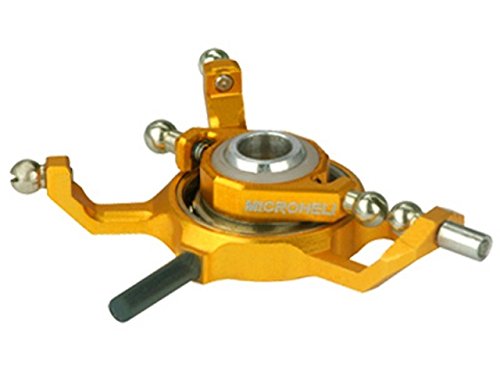 Precision CNC Alum X Swashplate Gold , MCPXBL