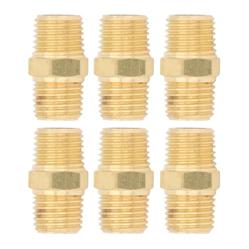 Evite fugas en tuberías con el accesorio hexagonal macho NPT 1/4 de latón 3