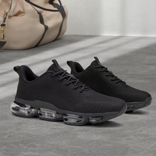 Image of Mens Running Shoes Air Low Top Comfort Walking Lace Up Sneakers Breathable Fashion Tennis Sport Gym Fitness Cross Trainers