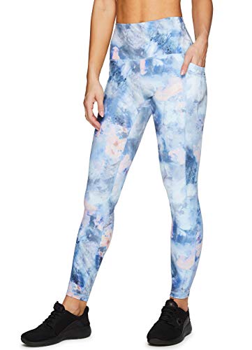 RBX Active Women's Full Length Super Soft Peached Watercolor Tie Dye Squat Proof