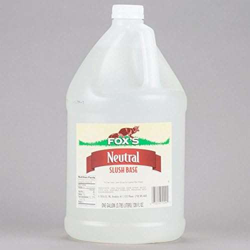 TableTop King1 Gallon Neutral Slush Syrup 4/Case