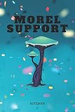  Notebook: Funny Mushroom Cooking Recipe Planner / Organizer / Lined Notebook (6\" x 9\")
