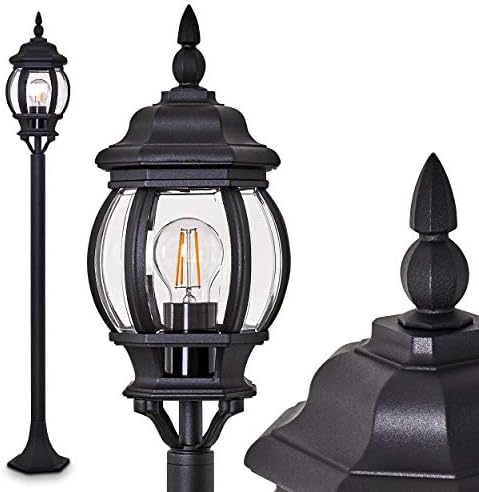 Lampada Da Esterno Lentua 120 Cm - Stile Antico, Fusione Alluminio Marrone/Oro, IP44, Per Giardino O Sentiero - Foto 12