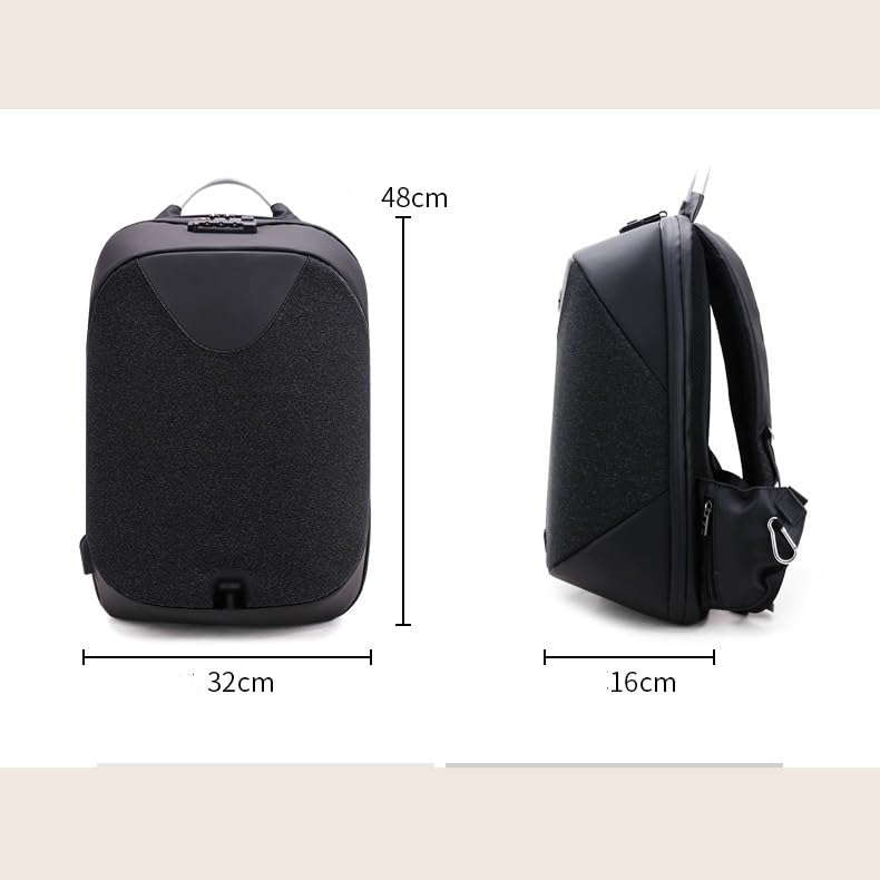 Sac à dos pour ordinateur portable protégeant de la pluie au travail - 2