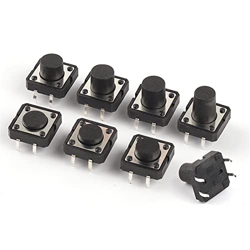 Bouton tactile 12x12x10mm micro interrupteur poussoir 4 broches composant électronique PCB