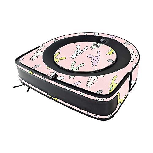 Image of MightySkins Glossy Glitter Skin Compatible with iRobot Roomba s9 Vacuum - Bunny Bunches | High-Gloss Glitter Finish | Easy to Apply and Change Styles | Made in The USA