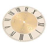 FRCOLOR Quadrante Design Leggero in Ferro Rotondo Orologio per e Facile da Installare, per Realizzazioni Orologi da Moderne ed Eleganti