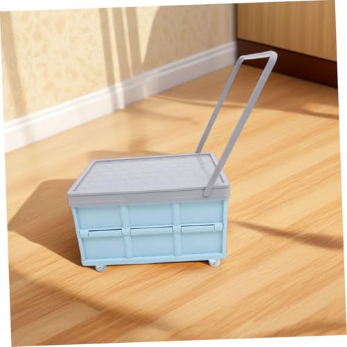 Caisse pliable à roulettes plastique | Chariot utilitaire pliable et empilable