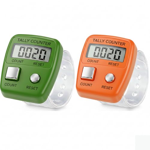 Image of Aim Emporium Mini Hand Tally Counter /Jaap Counter /Digital Tasbeeh Counter Pack of 2 Color Multi.