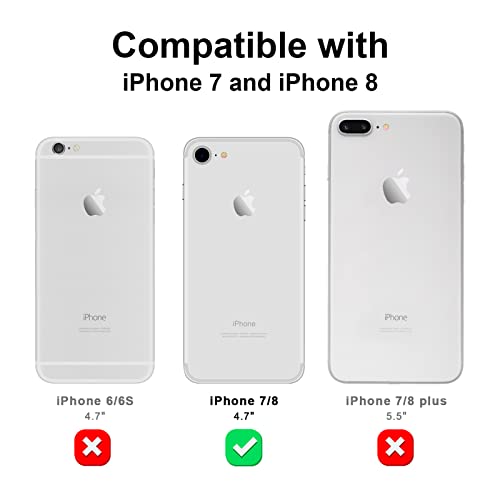 Cool Cowboy Cowgirl Horse Cell Phone Case, Hippie Western Iphone 7/8/Se Case, Non-Slip Design And Shock Absorption, Soft Silica Gel Frame Country Phone Case For Teen Girls, Boys, Women And Men #TOP6