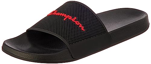 Champion Daytona, Mule Unisex Adulto, Negro Rojo Kk004, 40 EU