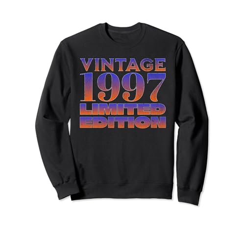 Vintage 1997 edición limitada 26 cumpleaños retro Sudadera