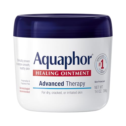 Aquaphor Healing Ointment, Advanced Therapy Skin Protectant, Multi-Purpose Healing Ointment and Body...