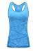 Sports Tank Top,Disbest Women's Performance Stretch Quick Dry Yoga Workout Runing Racerback Tank with Removeable Pads