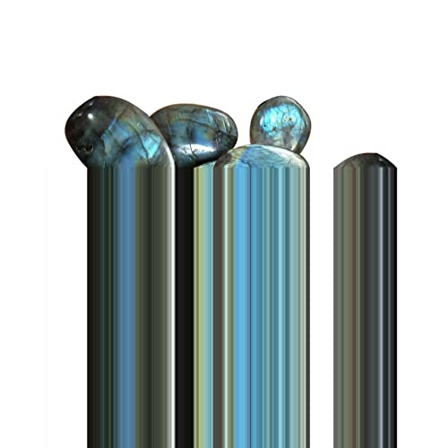 GIMOCOOL Piedra curativa de Cristal,Cristal de Piedra de preocupación de Bolsillo curativo Pulido Natural | Raw Rocks Collar Pulsera Cristales Meditación Curación