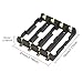 ACEIRMC 4pcs 18650 Battery Holder 4 Slot 3.7V 18650 Battery Clip Holder Box Storage Case with Soldering Pin Copper Contacts for 18650 DIY Charging Power Supply, Electronics Accessories (4Slots)